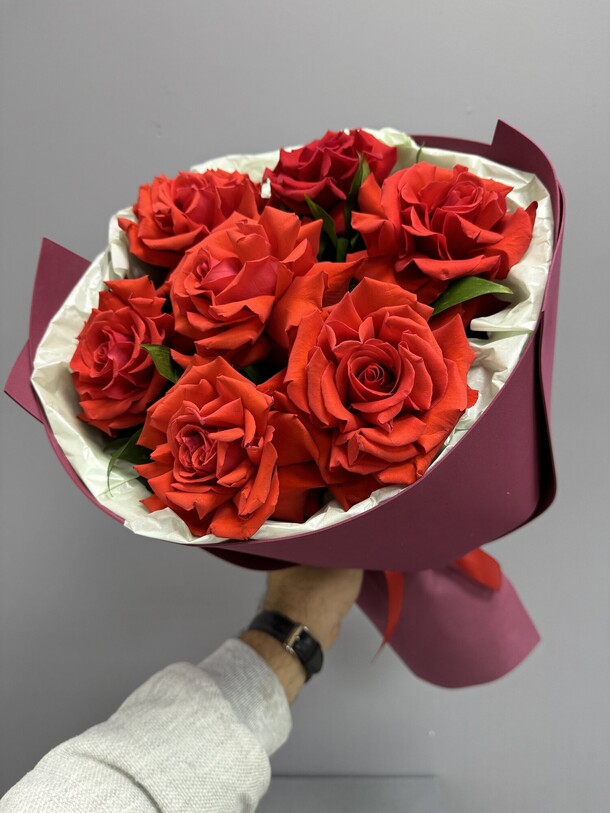 ✅букет из французских роз, артикул F1352085 - 4375 рублей, доставка по городу. Flawery - доставка цветов