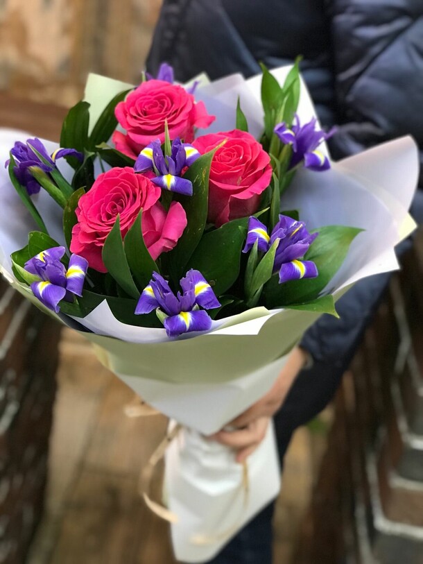 Жаркий принт, артикул F1320089 - 3460 рублей, доставка по городу. Flawery - доставка цветов