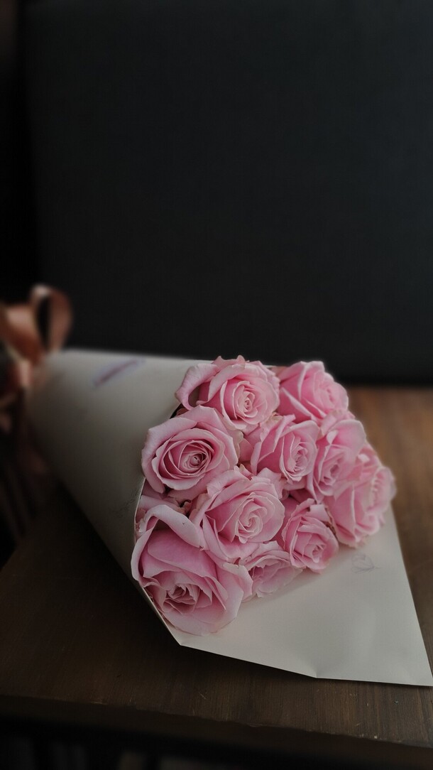 Роза розовая  11.Букет, артикул F1377790 - 2578 рублей, доставка по городу. Flawery - доставка цветов