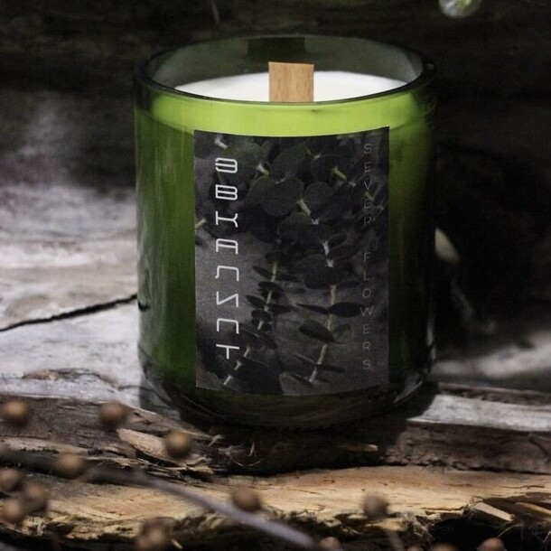 Свеча - эвкалипт, артикул F1158364 - 2500 рублей, доставка по городу. Flawery - доставка цветов