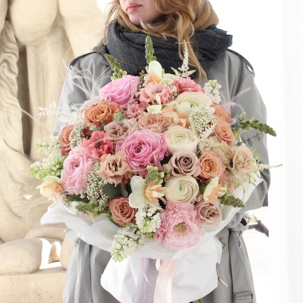 Карамель и сливки, артикул F79221 - 56368 рублей, доставка по городу. Flawery - доставка цветов