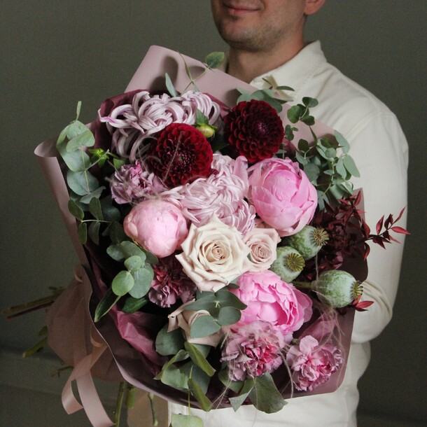 Бордо, артикул F88759 - 20936 рублей, доставка по городу. Flawery - доставка цветов