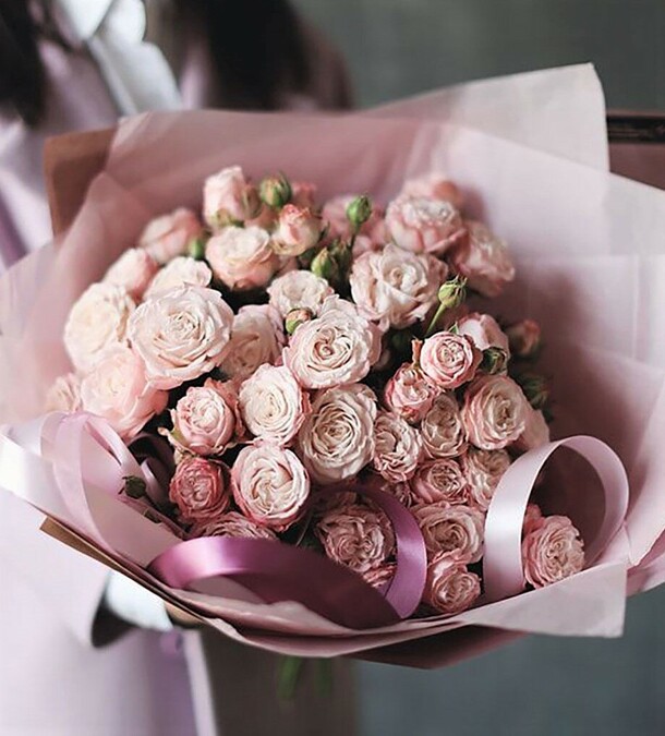 Монобукет "флора", артикул F1196519 - 5990 рублей, доставка по городу. Flawery - доставка цветов