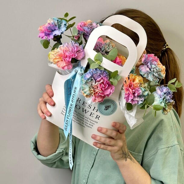 «мармелад» композиция из диантусов, артикул F1337967 - 4943 рублей, доставка по городу. Flawery - доставка цветов