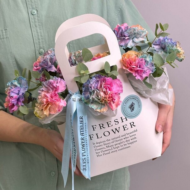 «мармелад» композиция из диантусов, артикул F1344929 - 5812 рублей, доставка по городу. Flawery - доставка цветов