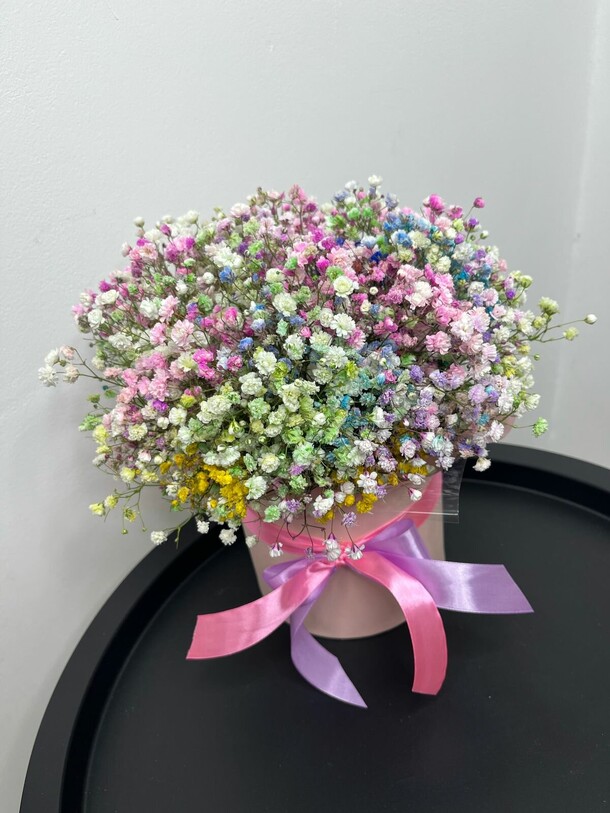 Композиция из гипсофилы, артикул F1384184 - 3900 рублей, доставка по городу. Flawery - доставка цветов