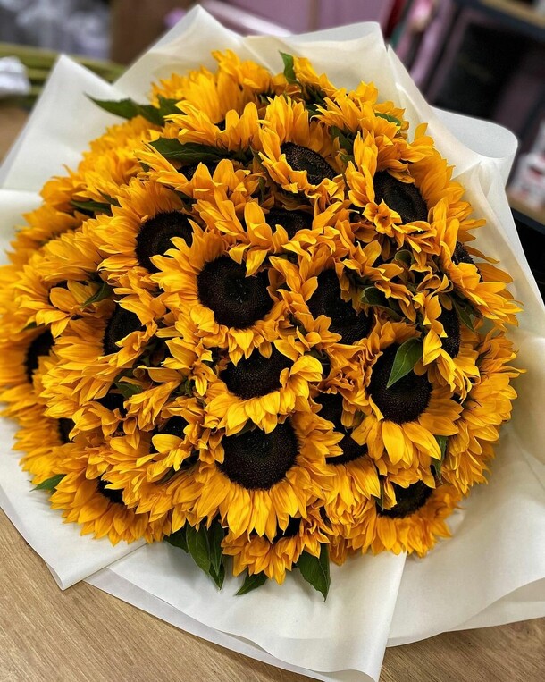 Подсолнух 🌻, артикул F1132793 - 34525 рублей, доставка по городу. Flawery - доставка цветов