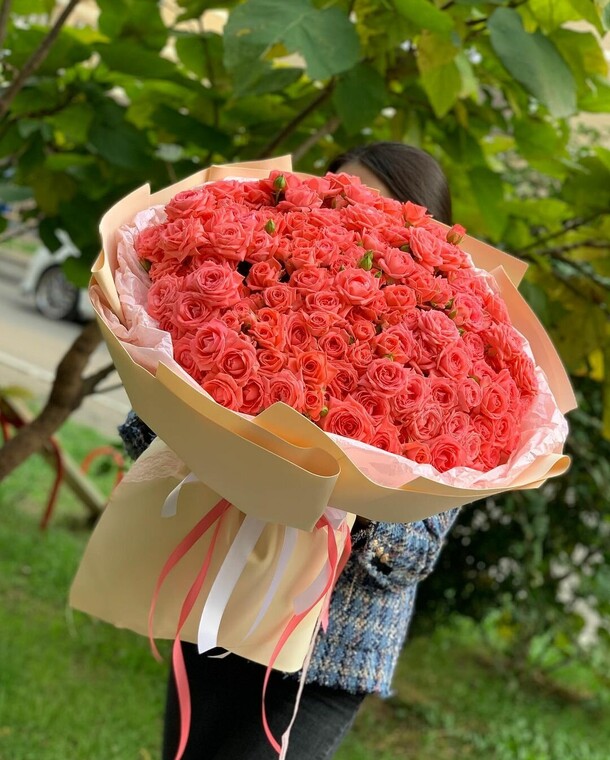 Персик🍑, артикул F1143809 - 60656 рублей, доставка по городу. Flawery - доставка цветов