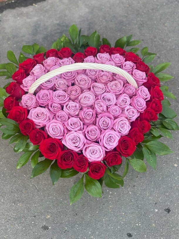 Сердце💜, артикул F1150322 - 26851 рублей, доставка по городу. Flawery - доставка цветов