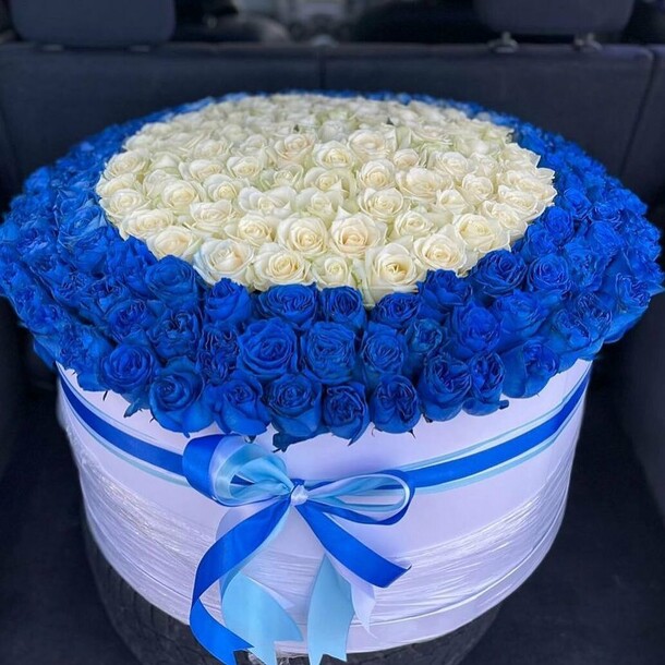 Синее море🌊, артикул F1163208 - 262029 рублей, доставка по городу. Flawery - доставка цветов