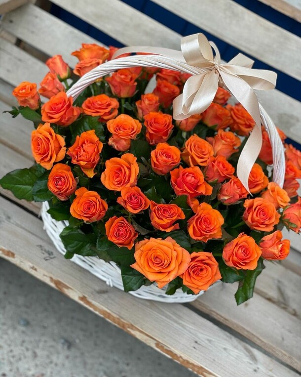 🍊оранжевый, артикул F1165181 - 37293 рублей, доставка по городу. Flawery - доставка цветов