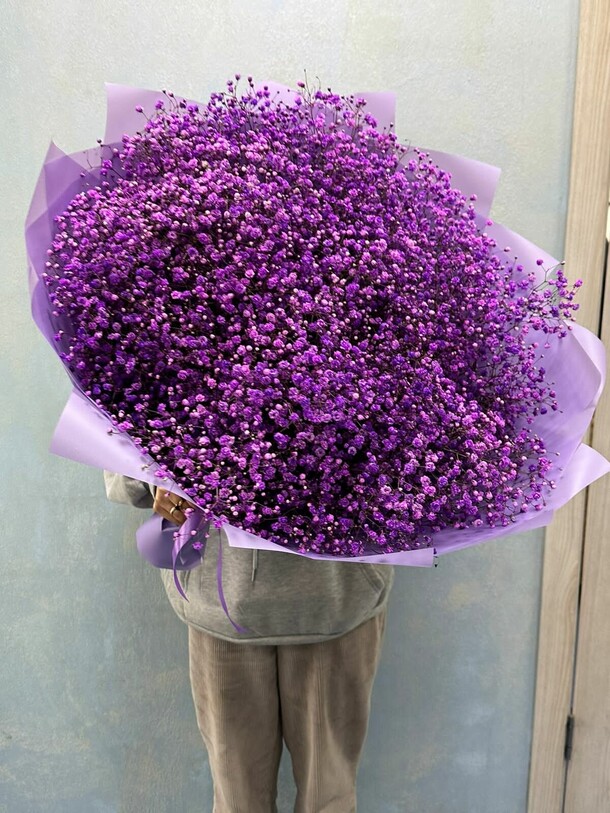 Фиолетовая гипсофила, артикул F1190773 - 15059 рублей, доставка по городу. Flawery - доставка цветов