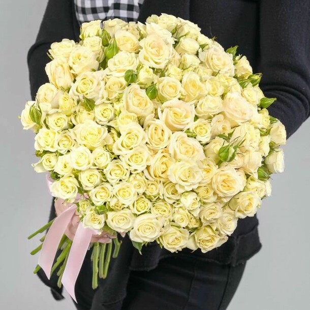 Кустовые розы, артикул F1149025 - 47158 рублей, доставка по городу. Flawery - доставка цветов