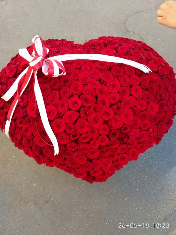 3d сердце, артикул F20985 - 126902 рублей, доставка по городу. Flawery - доставка цветов