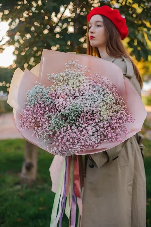 Wow-букет из гипсофилы, артикул F1146454 - 8850 рублей, доставка по городу. Flawery - доставка цветов