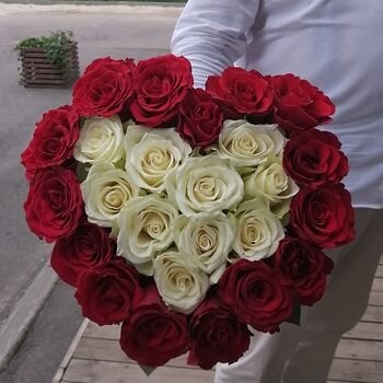 Сердце для тебя., артикул F66875 - 7800 рублей, доставка по городу. Flawery - доставка цветов