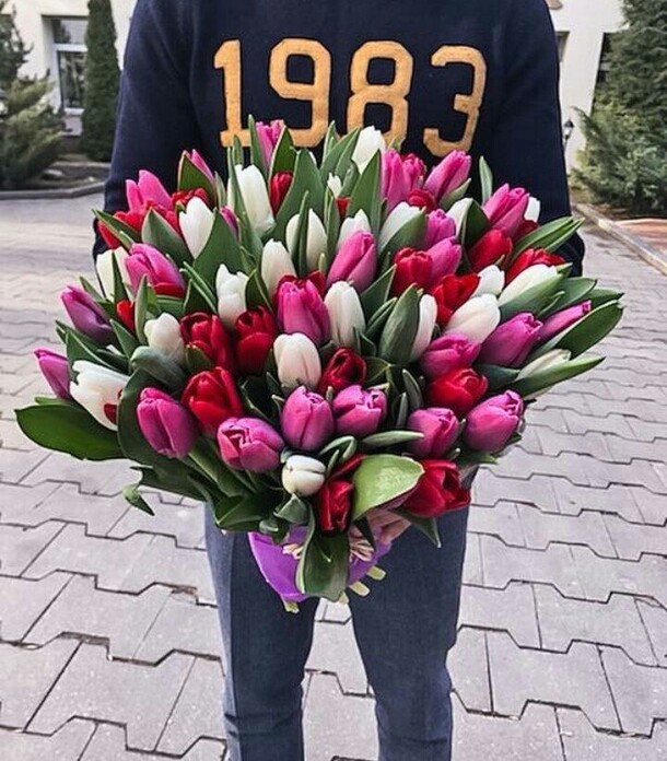 Яркий микс, артикул F73675 - 20268 рублей, доставка по городу. Flawery - доставка цветов