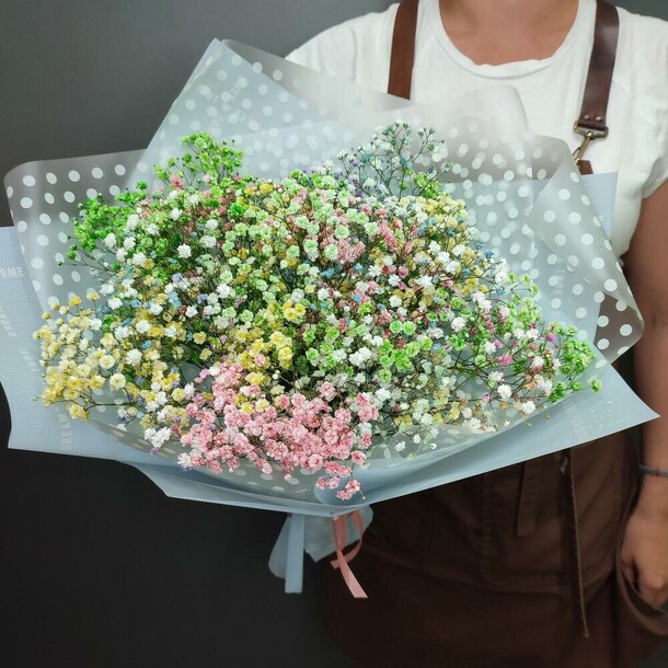 Букет из гипсофилы, артикул F1074208 - 3300 рублей, доставка по городу. Flawery - доставка цветов