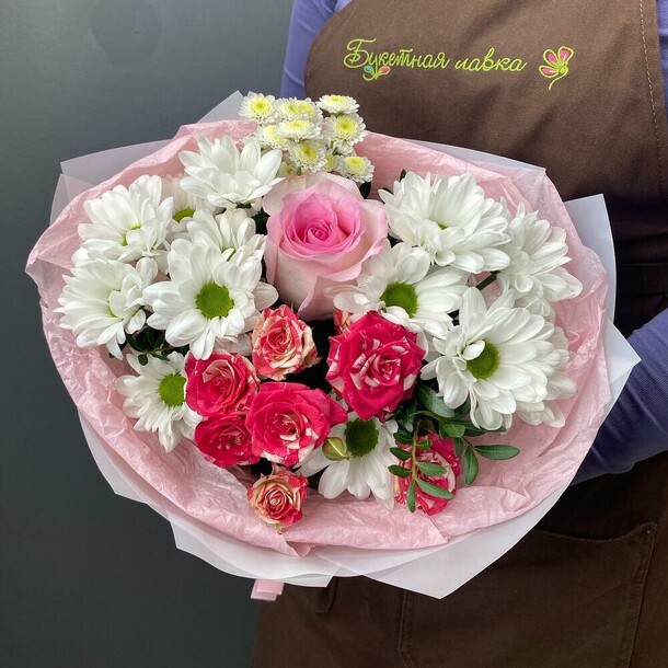 Сборный букет, артикул F1084177 - 2990 рублей, доставка по городу. Flawery - доставка цветов