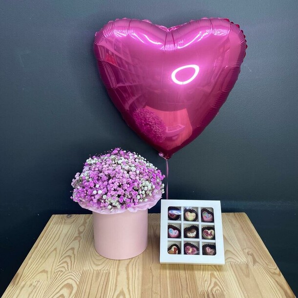 Набор "для любимой", артикул F1170237 - 3890 рублей, доставка по городу. Flawery - доставка цветов