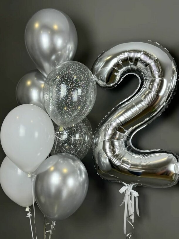 Набор шариков, артикул F1397684 - 3450 рублей, доставка по городу. Flawery - доставка цветов