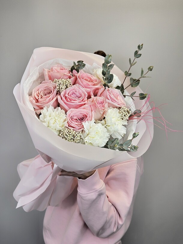 Букет розовые облака, артикул F1491514 - 5600 рублей, доставка по городу. Flawery - доставка цветов