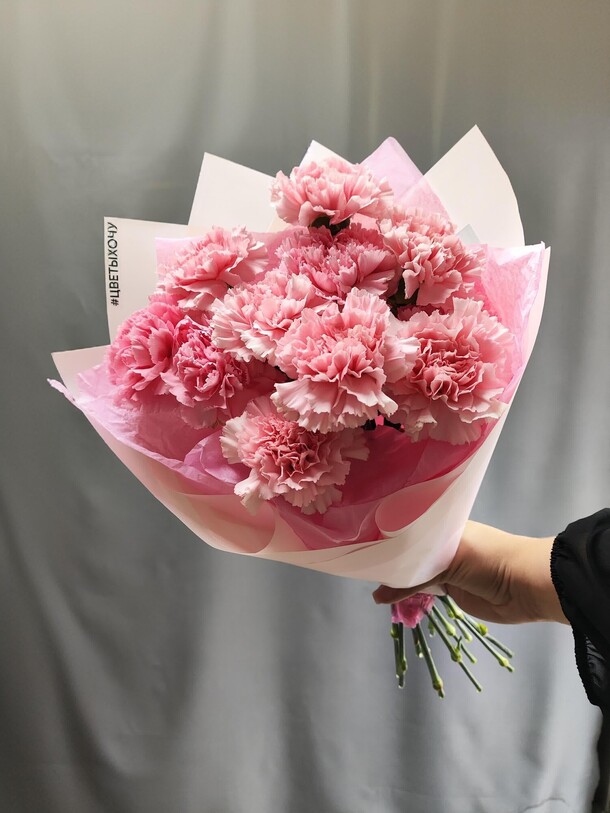 Букет из розовых диантусов, артикул F1339959 - 2650 рублей, доставка по городу. Flawery - доставка цветов