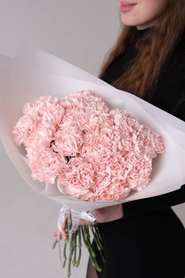 Монобукет диантусов, артикул F1271870 - 6955 рублей, доставка по городу. Flawery - доставка цветов