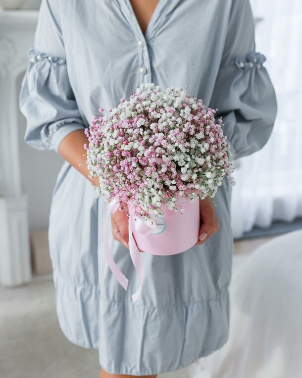 Композиция из гипсофилы, артикул F1399515 - 2400 рублей, доставка по городу. Flawery - доставка цветов