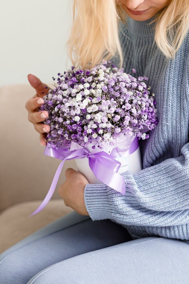 Сиреневый туман из гипсофилы, артикул F1399524 - 2400 рублей, доставка по городу. Flawery - доставка цветов