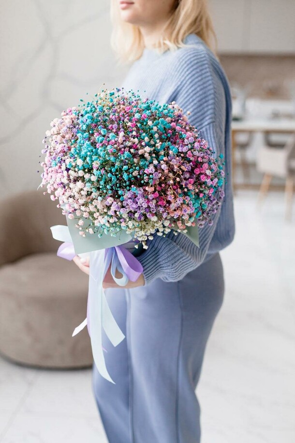 Сочный микс из гипсофилы, артикул F1399740 - 4290 рублей, доставка по городу. Flawery - доставка цветов