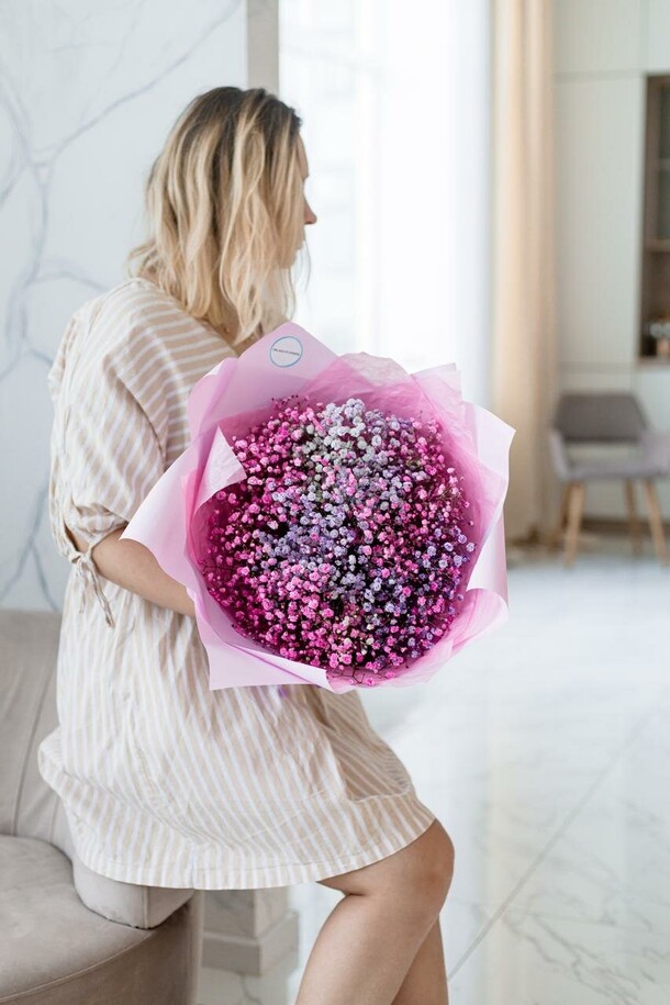 Малиновое желе из гипсофилы, артикул F1399759 - 4350 рублей, доставка по городу. Flawery - доставка цветов