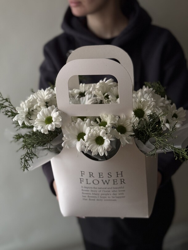 Композиция ромашка, артикул F1355346 - 2250 рублей, доставка по городу. Flawery - доставка цветов