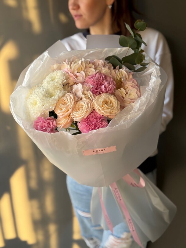 Букет пупсик, артикул F1537577 - 3950 рублей, доставка по городу. Flawery - доставка цветов