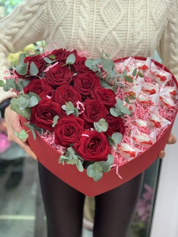 Любовь моя (большой), артикул F1107807 - 7990 рублей, доставка по городу. Flawery - доставка цветов