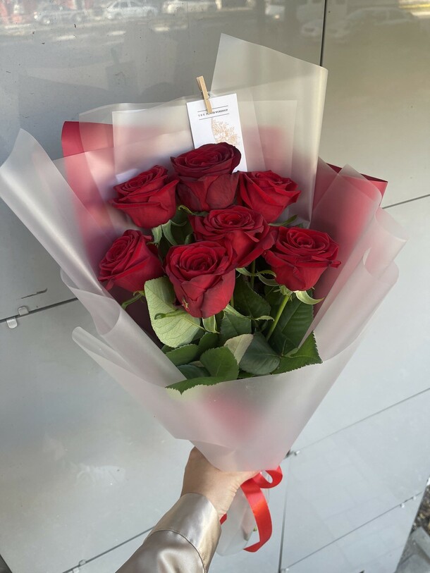 Букет " я красная - прекрасная", артикул F1216968 - 3129 рублей, доставка по городу. Flawery - доставка цветов