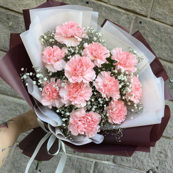 Нежный диантус, артикул F1108510 - 4500 рублей, доставка по городу. Flawery - доставка цветов