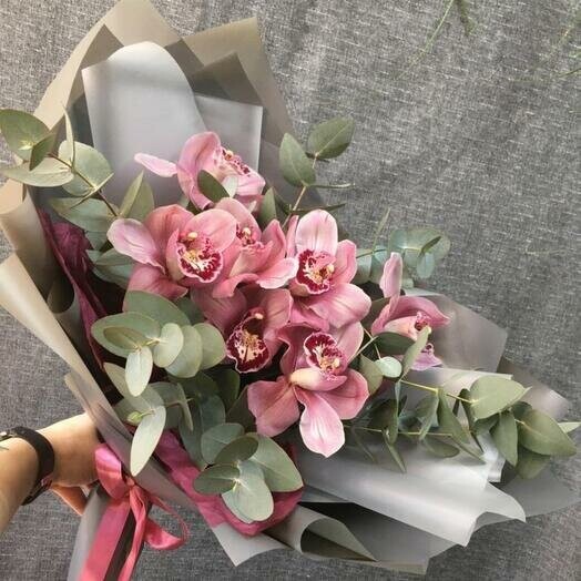 Букет из орхидей, артикул F1253397 - 5790 рублей, доставка по городу. Flawery - доставка цветов