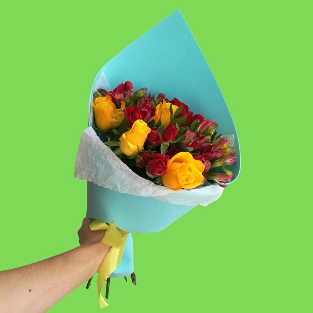 Букет "нежный шелест", артикул F1075326 - 4400 рублей, доставка по городу. Flawery - доставка цветов