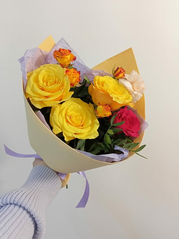 Букет "остров баунти", артикул F1101931 - 3800 рублей, доставка по городу. Flawery - доставка цветов