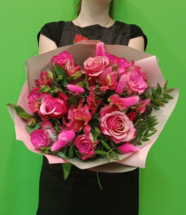 Розовые мечты, артикул F110960 - 4900 рублей, доставка по городу. Flawery - доставка цветов