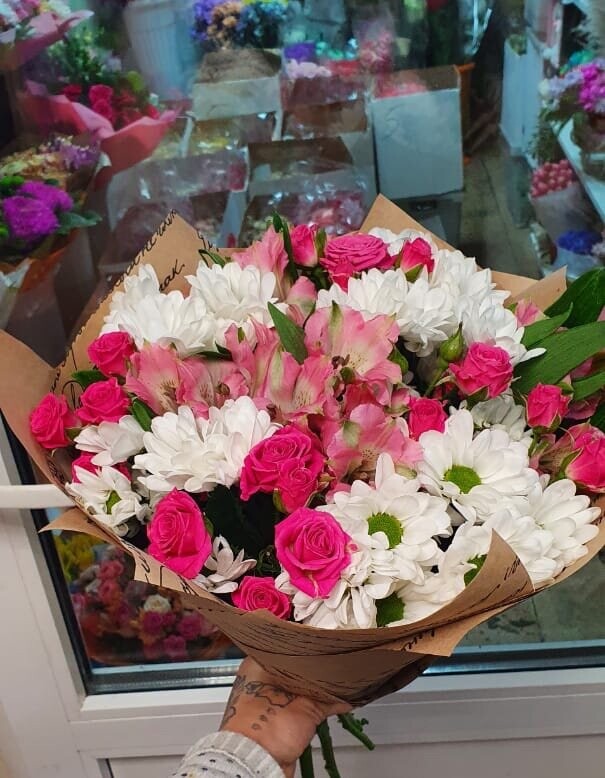 Букет "марлен", артикул F100225 - 5450 рублей, доставка по городу. Flawery - доставка цветов