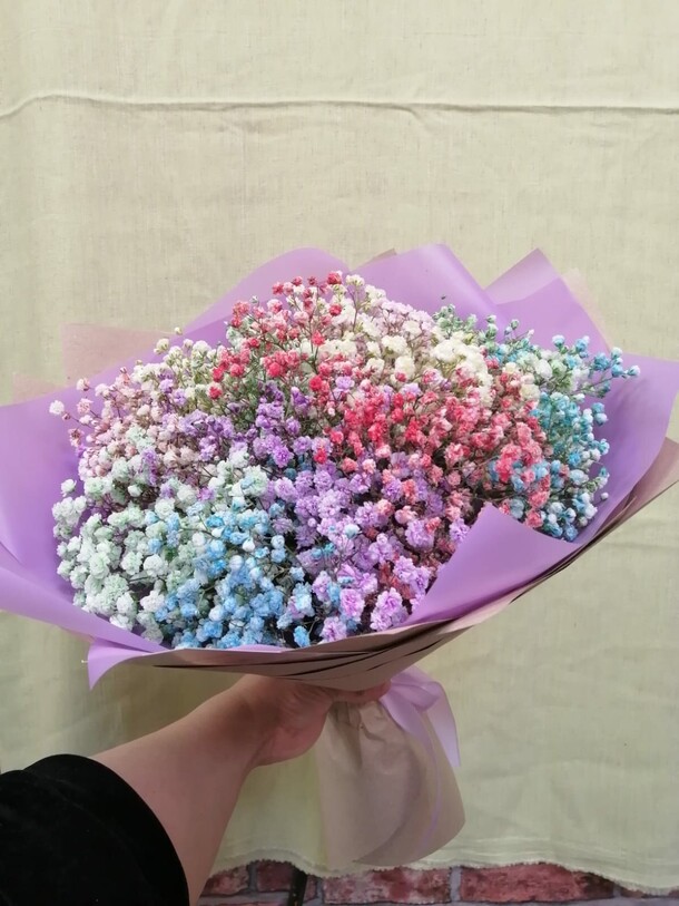 Букет из гипсофилы 11 шт, артикул F1205284 - 5650 рублей, доставка по городу. Flawery - доставка цветов