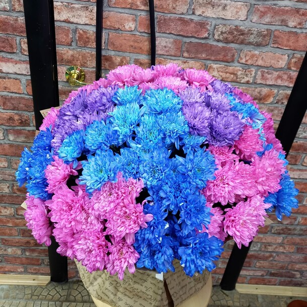 Облако хризантем балтика 25 шт, артикул F1382187 - 10650 рублей, доставка по городу. Flawery - доставка цветов