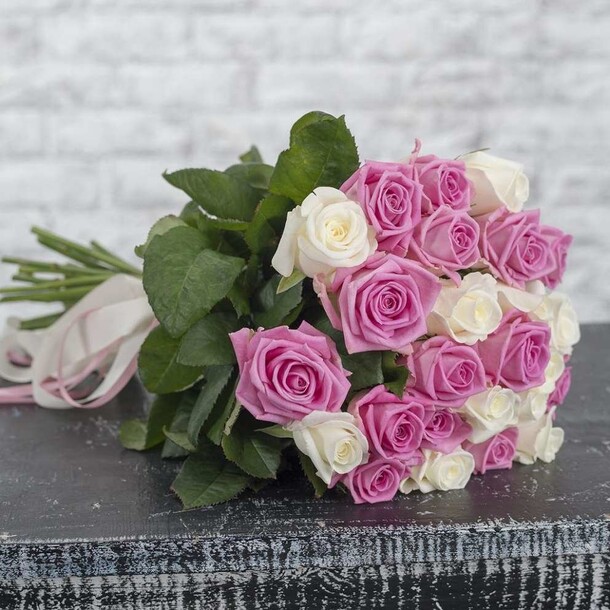 Букет «аква+аваланш», артикул F65172 - 6925 рублей, доставка по городу. Flawery - доставка цветов