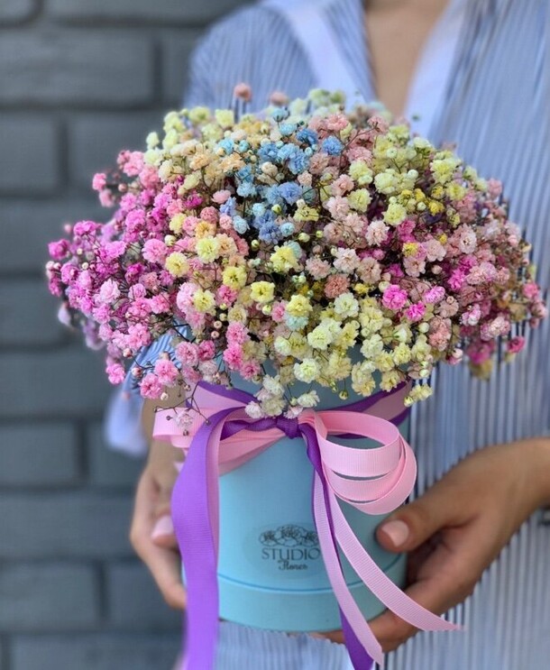 Коробка «туман», артикул F91503 - 3350 рублей, доставка по городу. Flawery - доставка цветов