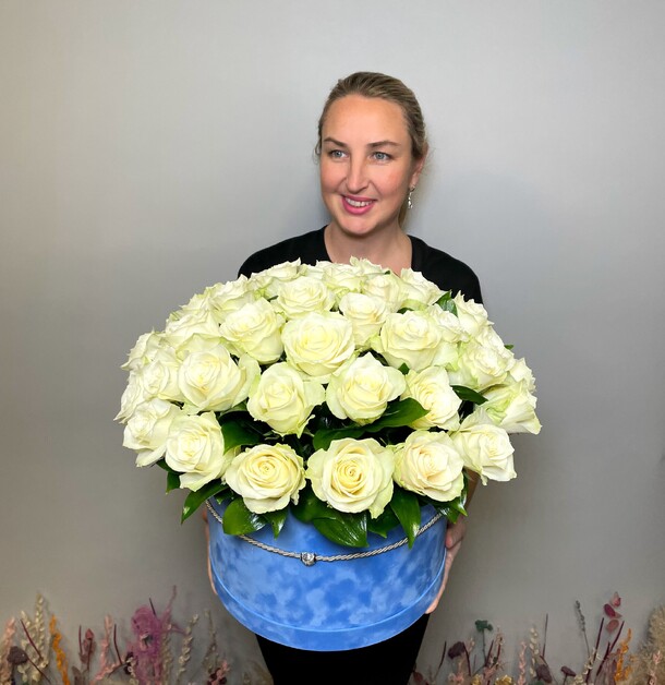 Голубой жемчуг, артикул F1222289 - 16565 рублей, доставка по городу. Flawery - доставка цветов