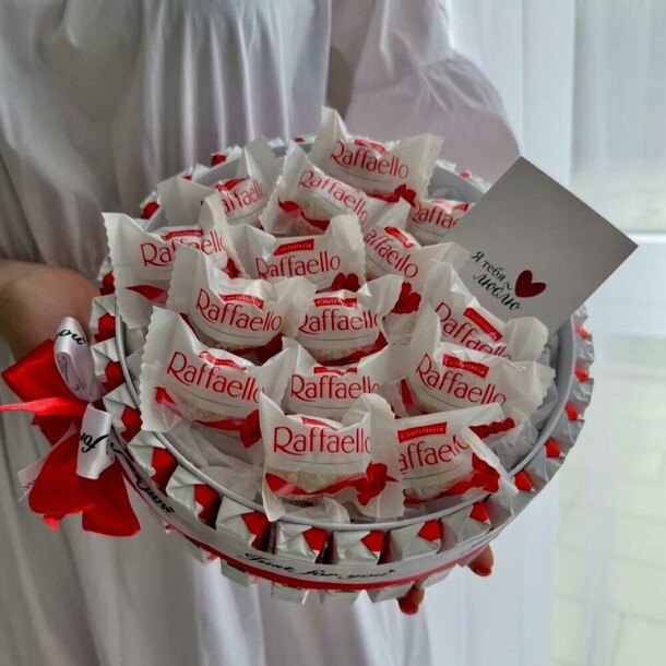 Сладкий набор для любимой раффаэлло️, артикул F1084186 - 3190 рублей, доставка по городу. Flawery - доставка цветов