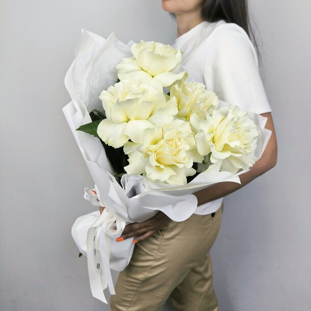 Те самые французские розы, артикул F1457181 - 3120 рублей, доставка по городу. Flawery - доставка цветов