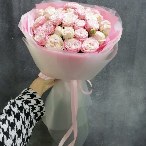 Bubble rose💞, артикул F104164 - 2471 рублей, доставка по городу. Flawery - доставка цветов